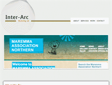 Tablet Screenshot of inter-arc.net